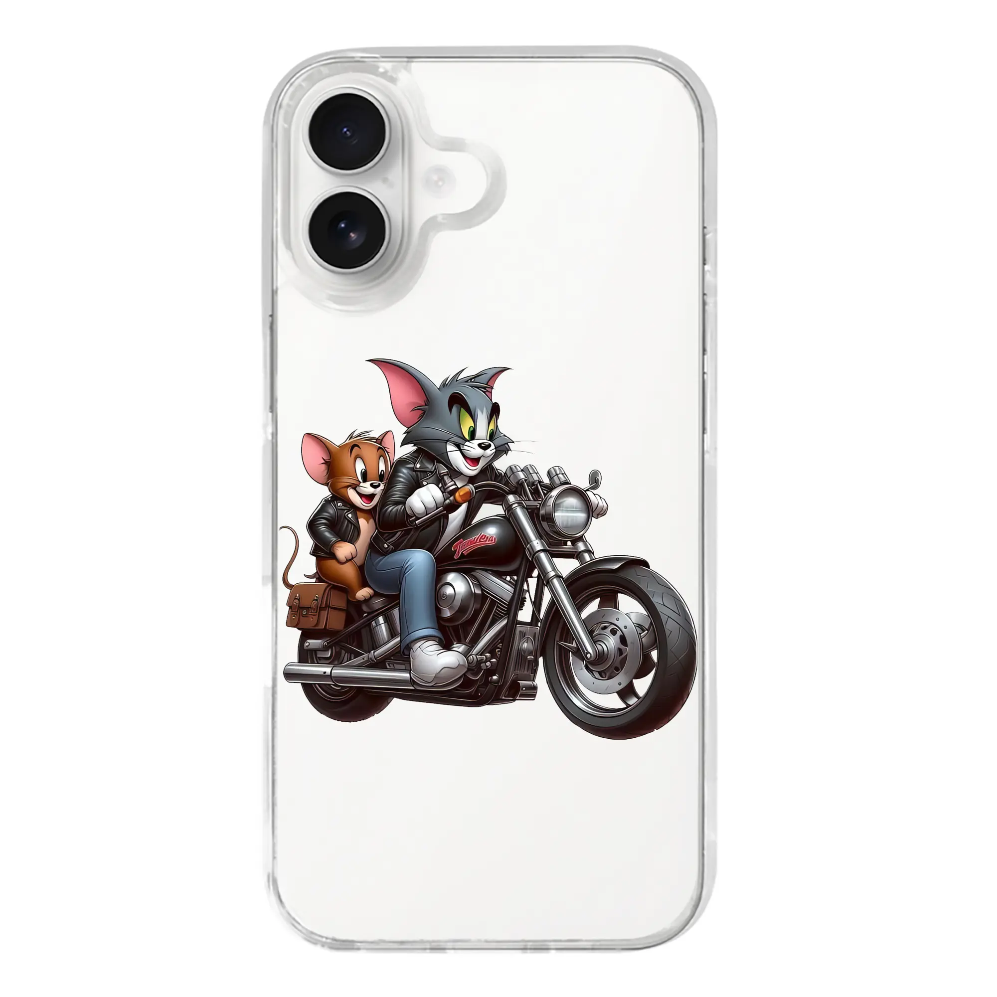 トムとジェリー グッズ ジェリー - iPhone 17シリーズ 透明スマホケース – 薄型・耐衝撃・精密フィット保護カバー